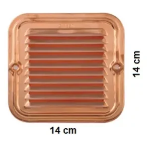 Betrouwbaar Griglia di aerazione in rame 140x140 mm 5418